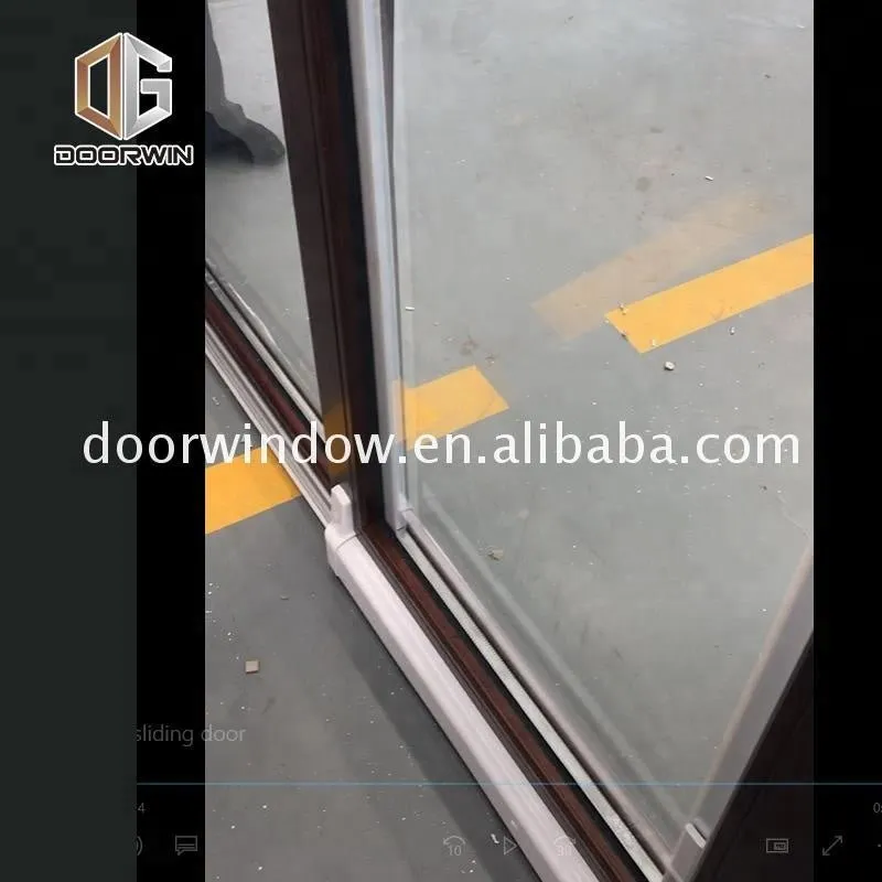 Aluminum frame tempered glass sliding door patio lift-sliding