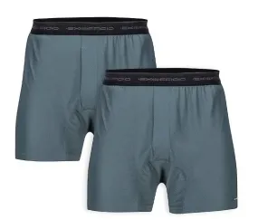 Exofficio Underwear Men Boxer Loose 2-Pack Pull In Underwear Cueca Boxer Men Homme Breathable Soft De Marque USA Size S-XXL