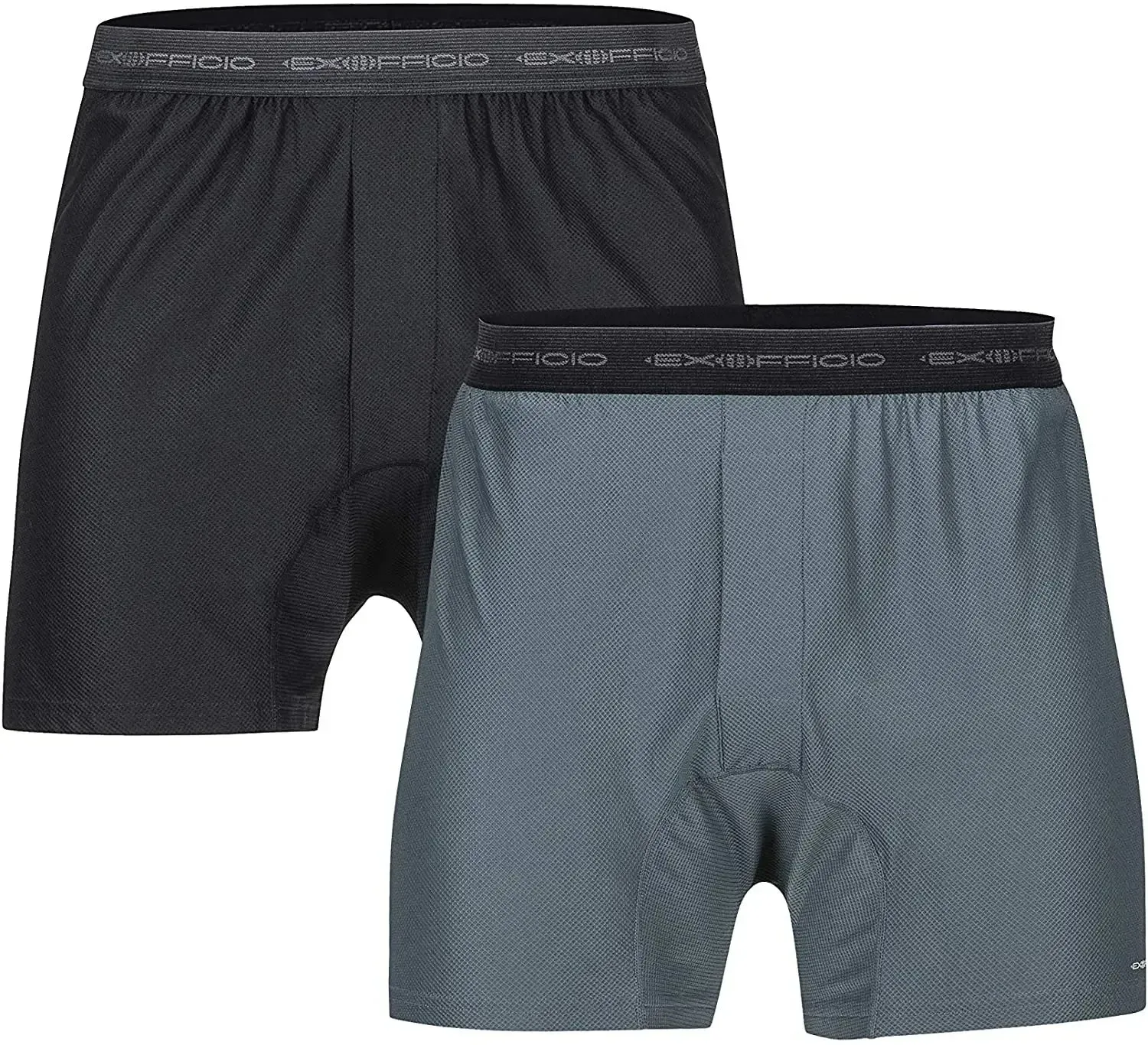 Exofficio Underwear Men Boxer Loose 2-Pack Pull In Underwear Cueca Boxer Men Homme Breathable Soft De Marque USA Size S-XXL