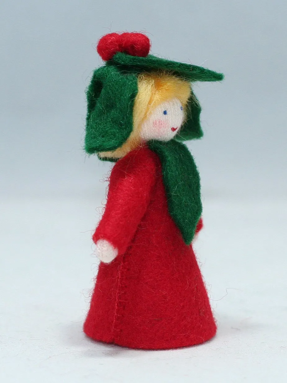 Holly Berry Prince Felted Waldorf Doll - Three Skin Tones