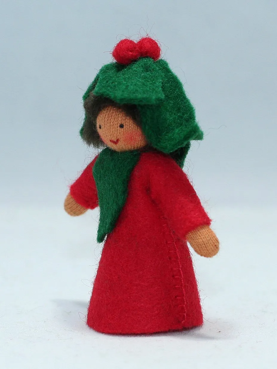 Holly Berry Prince Felted Waldorf Doll - Three Skin Tones