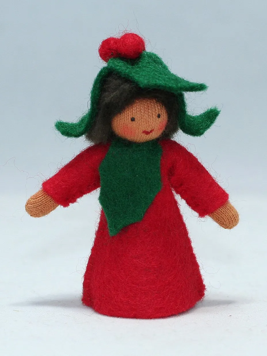 Holly Berry Prince Felted Waldorf Doll - Three Skin Tones