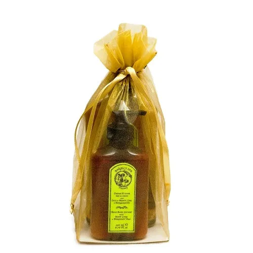 MintAngel's Spa Lime & Bergamot Oils Bath Foam & Body Cream Gift Set
