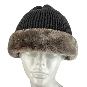 Reinhard Plank Knit Hat in Black/Brown