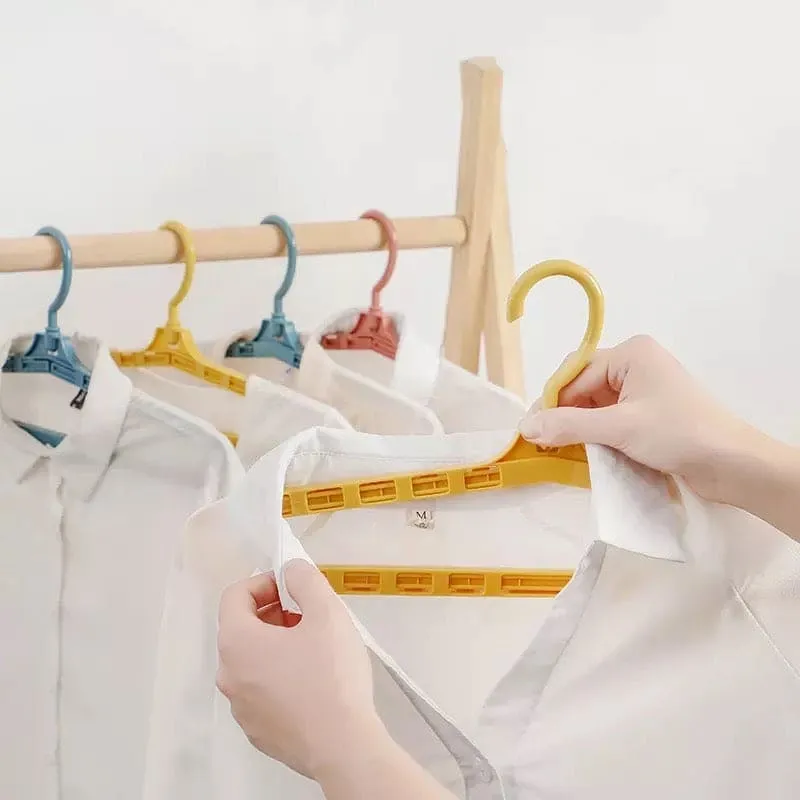 Stretchable Clothes Hanging Hanger, Multifunction Plastic Clothes Hanger, Adjustable Clothes Hanger Closet Organizer