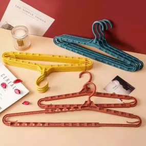 Stretchable Clothes Hanging Hanger, Multifunction Plastic Clothes Hanger, Adjustable Clothes Hanger Closet Organizer