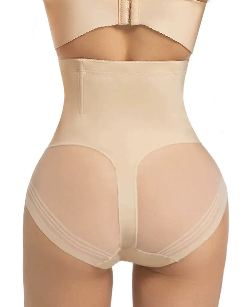 Women's Light Breathable Mesh Hip-Lifting and Tummy-Control Panties